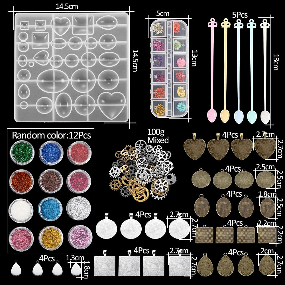 Ensembles de moules de moulage en silicone pour bijoux