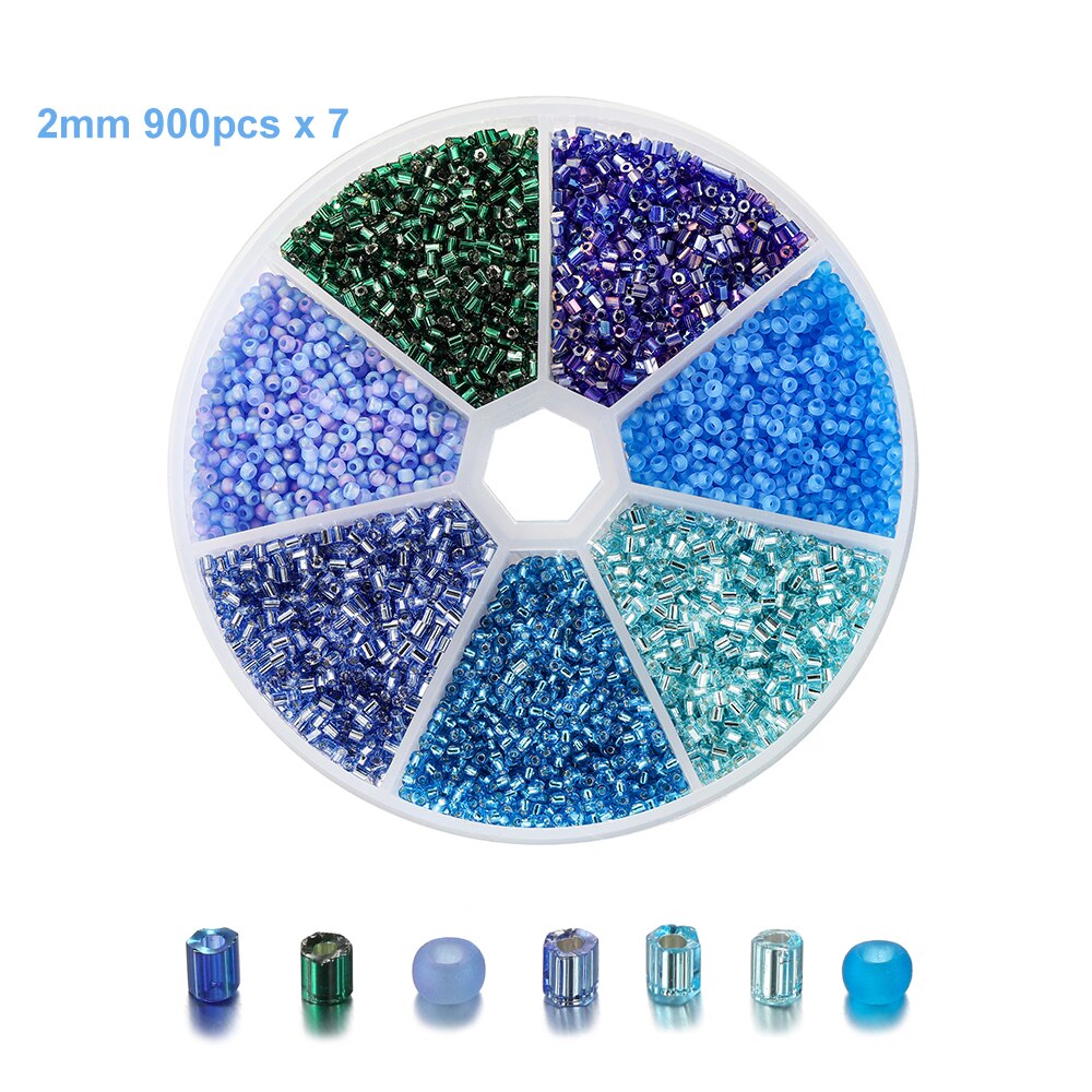 Wholesale 2mm Czech Glass Seed Beads Set