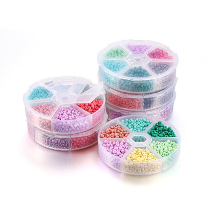 Kit de perles de rocaille en verre tchèque de 3 mm