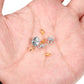 Brass Half Hole Charms Eye Pins Beads End Caps, 50-100pcs