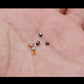 Gold Copper Tube Crimp End Beads 1.5 2.0 2.5mm, 150-500pcs