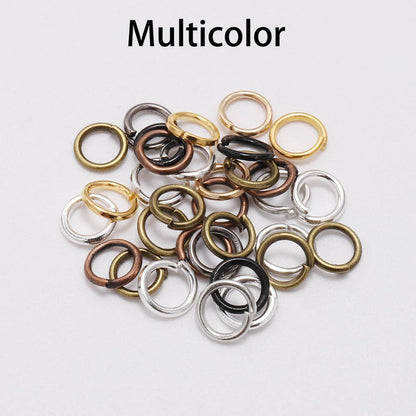 50-200pcs 4-20mm Jump Rings