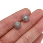 Capuchons de perles en tore de fleur en alliage de 10 mm, 20 pièces