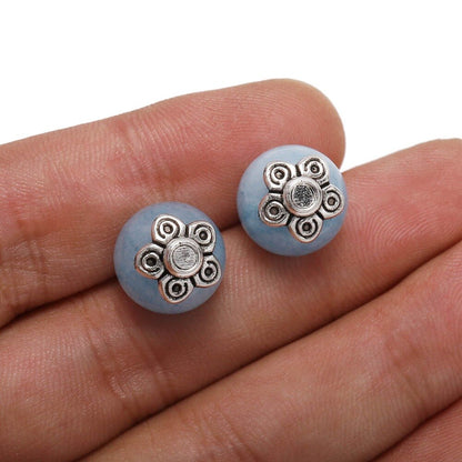 10mm 5-Petal Antique Bead Caps, 50pcs