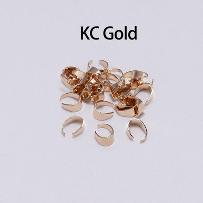 Pendant Clips Pinch Bail, 50-100pcs