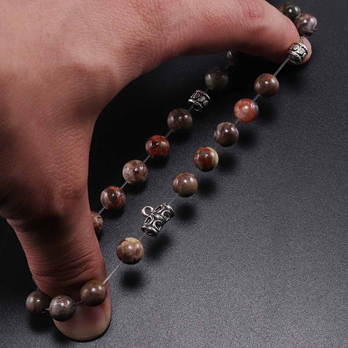 Cordon de ligne de perles élastiques en cristal