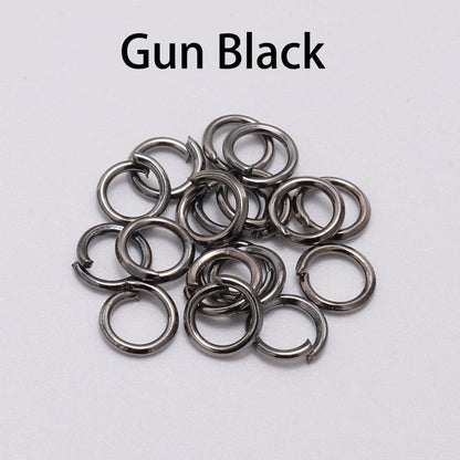 50-200pcs 4-20mm Jump Rings