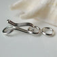 Solid 925 Sterling Silver  Hook-and-Eye Clasps for Necklace/Bracelet Components