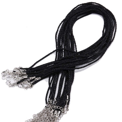 Corde tressée réglable de 1,8 mm, cordon en nylon de haute qualité, 10 pièces