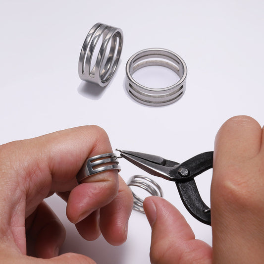 Pinces en acier inoxydable, 2 à 5 pièces, pour ouvrir/fermer les anneaux de saut dans la fabrication de bijoux