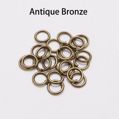 50-200pcs 4-20mm Jump Rings