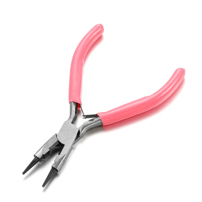 Pink Jewelry Pliers for Beadwork & Wire Cutting