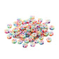4-5mm Flat Round Polymer Clay Beads Mix
