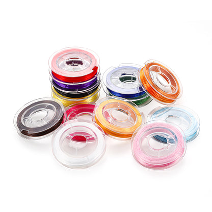 Fil élastique flexible pour bijoux en perles, lot de 10 mètres