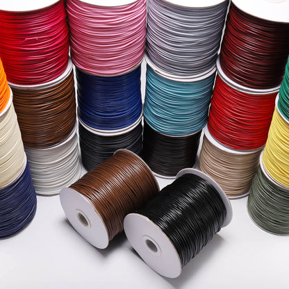 26 Color Leather Line Waxed Cord, 10m lot