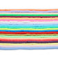 45 Farben, 40,6 cm, 6 mm, flache, runde Polymer-Ton-Perlen