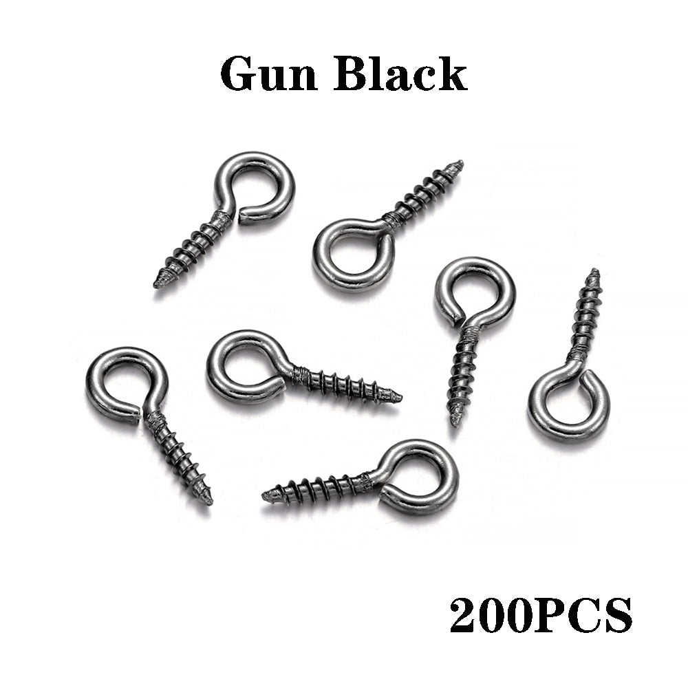 Gold Mini Eye Pins, 100-200pcs 4-10mm