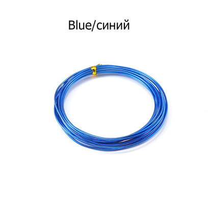 Soft Anodized Metal Aluminum Wire 0.6-1.5mm, 2-10M Roll