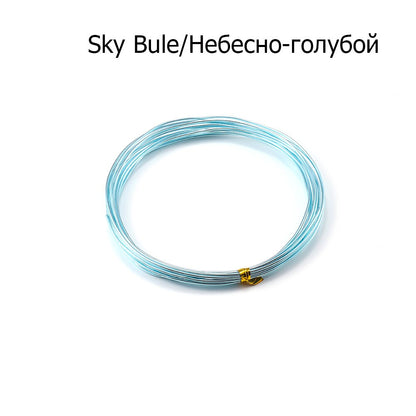 Soft Anodized Metal Aluminum Wire 2-3mm, 2-10M Roll