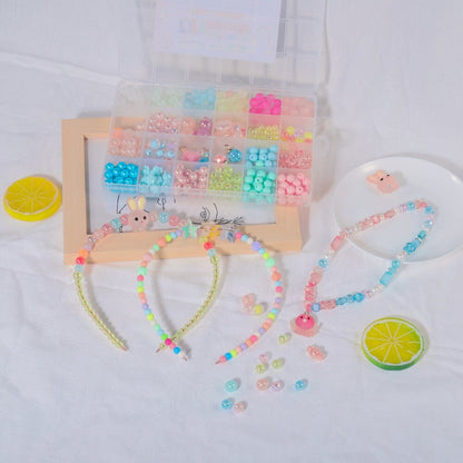 Braided Letter Beads Jewelry Making Kit