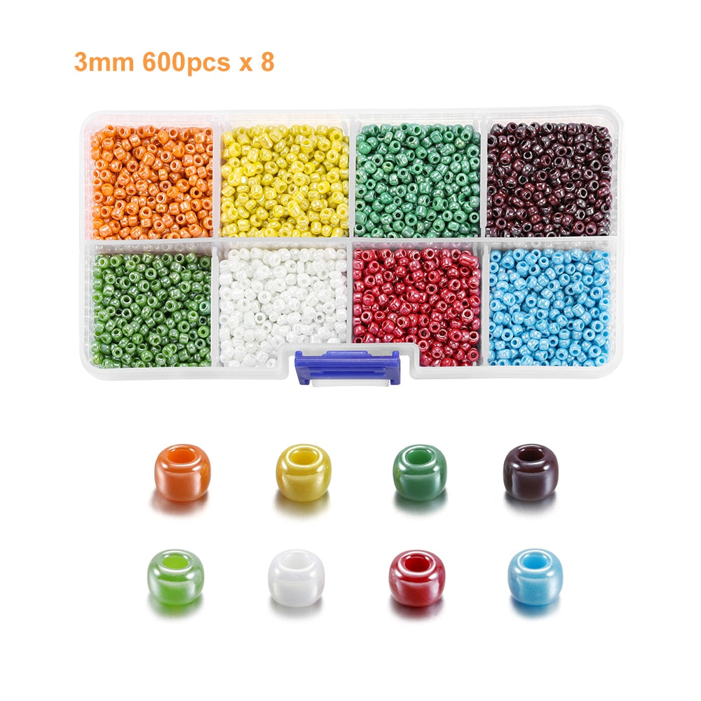 3mm Charm Beads 9000pcs Box Set