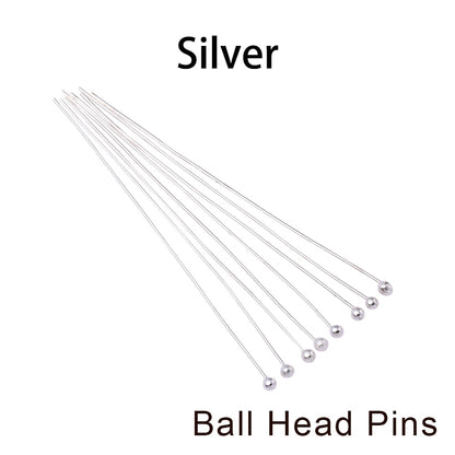 10-50mm Head Pins Connectors, 200pcs