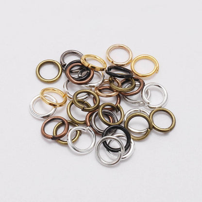 50-200pcs 4-20mm Jump Rings