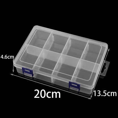 Multi Style Adjustable Grids Jewelry Box