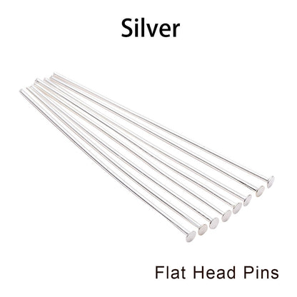 10-50mm Head Pins Connectors, 200pcs