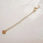 18K Gold Lobster Claw Clasp with Extender Chain AU750 (1pc)