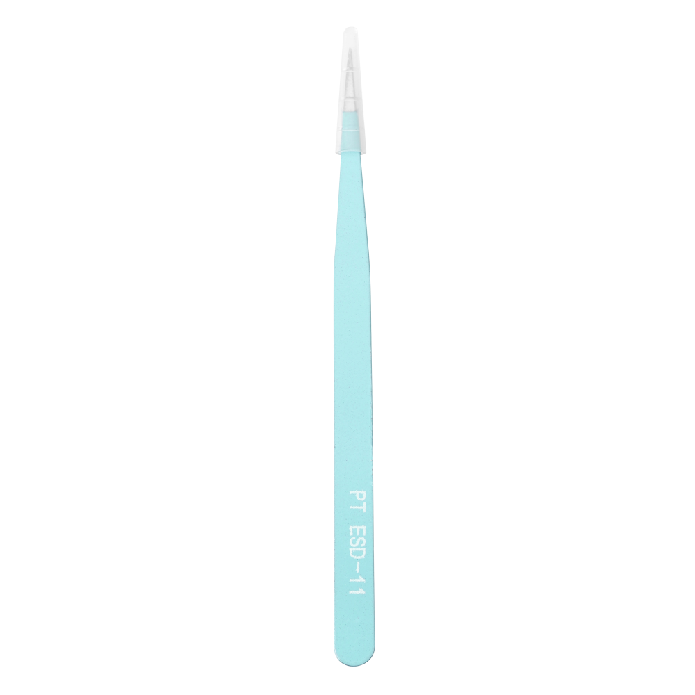 3-Color Bent Nose Tweezers, 1pc