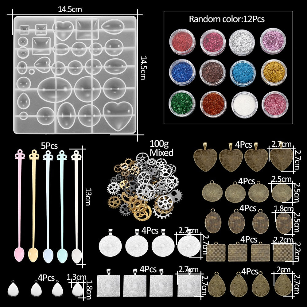 Ensembles de moules de moulage en silicone pour bijoux