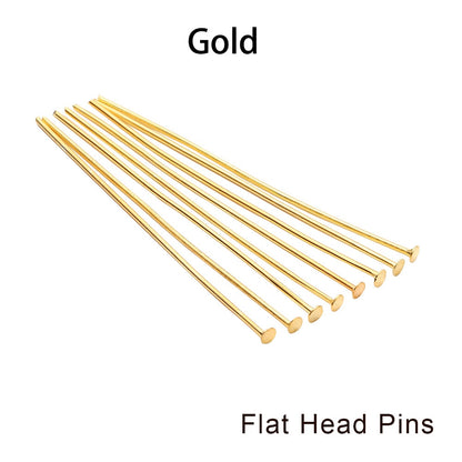 10-50mm Head Pins Connectors, 200pcs