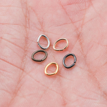 4-7mm Oval Jump Rings, 300pcs