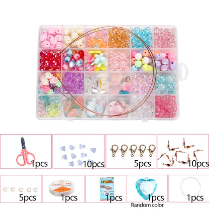 Braided Letter Beads Jewelry Making Kit