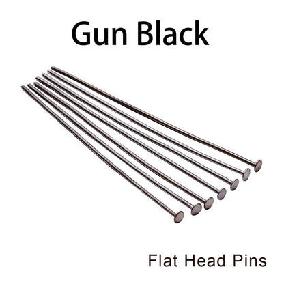 10-50mm Head Pins Connectors, 200pcs