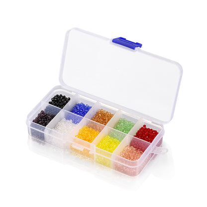 Faceted Glass Bicone Beads Box Set