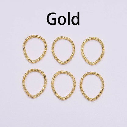 Anneaux de saut torsadés Gold Star 16,5 mm, 50 pièces