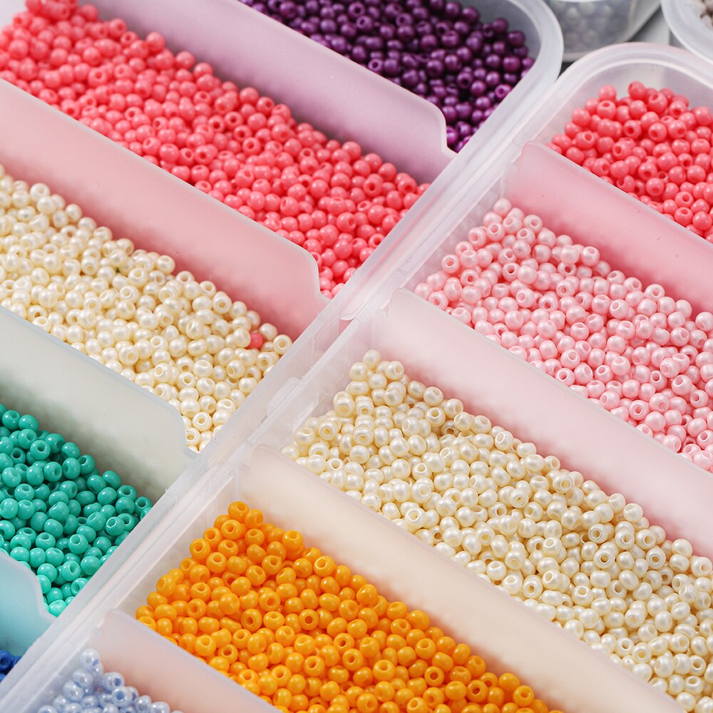 2mm Czech Seed Beads 9000pcs Box