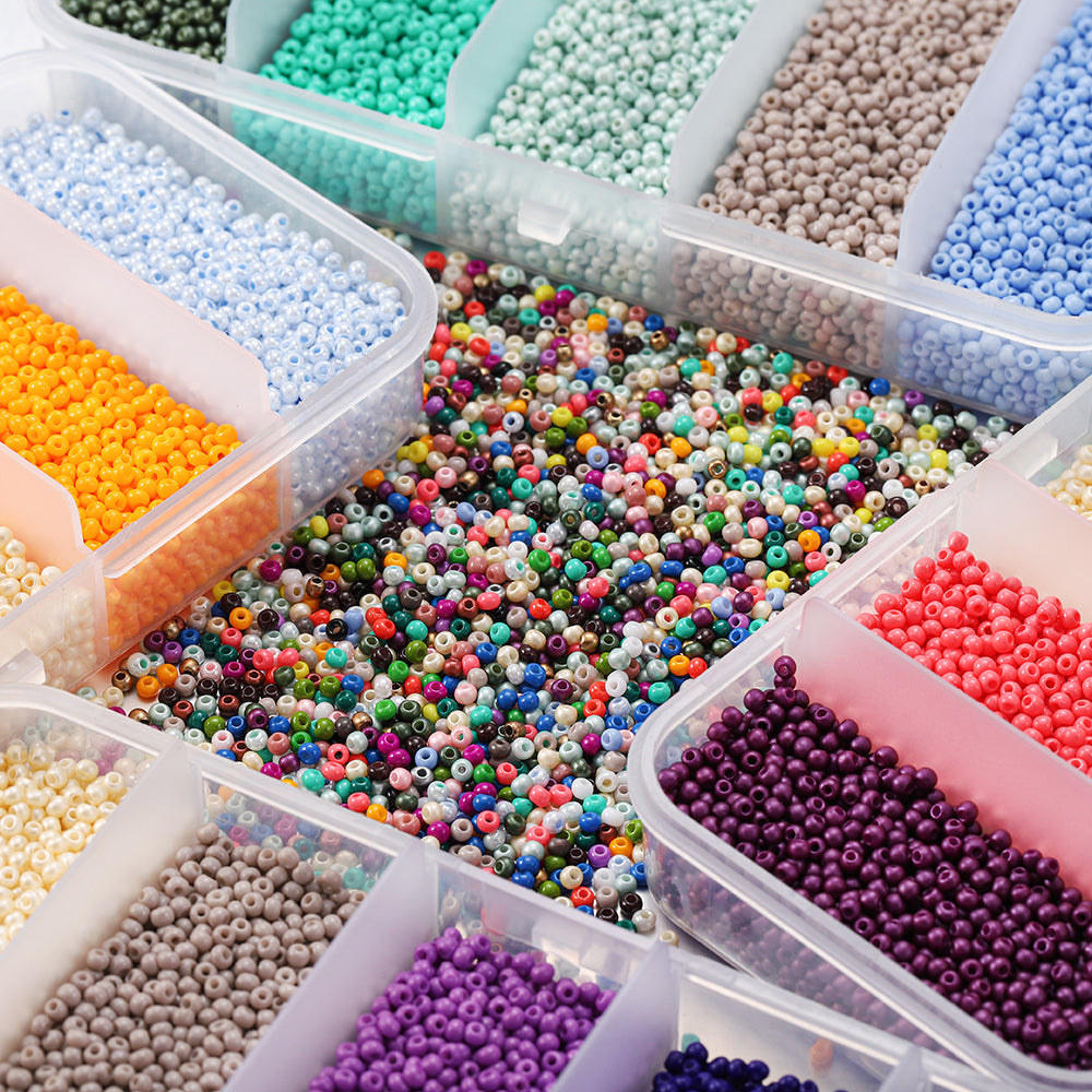 2mm Czech Seed Beads 9000pcs Box