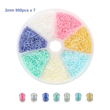 Wholesale 2mm Czech Glass Seed Beads Set