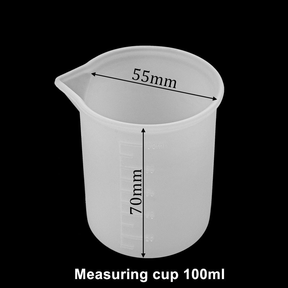 🥤 Silicone UV Resin Measuring Cups 100/350ml 🥤 – RainbowShop for
