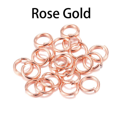 50-200pcs 4-20mm Jump Rings