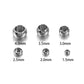Stainless Steel Stopper Spacer Beads 1.5 2.5 4mm, 120pcs