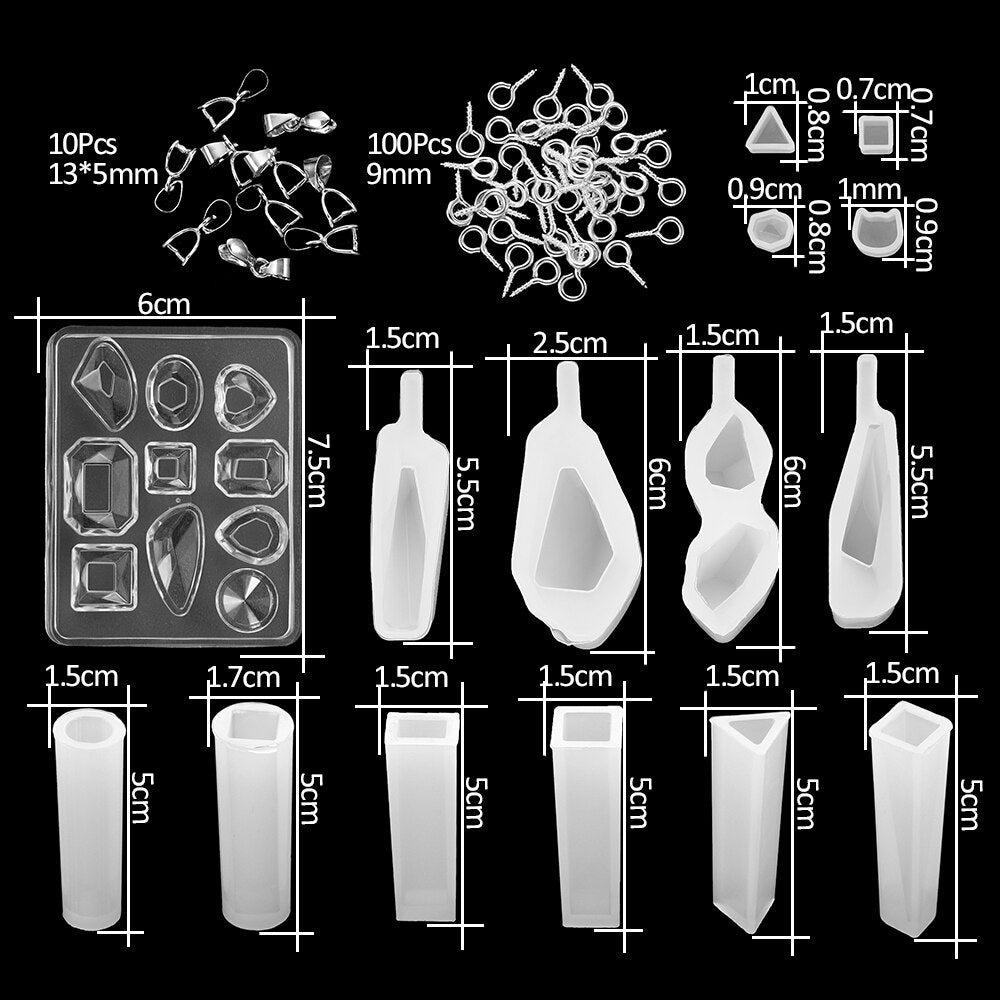 Ensembles de moules de moulage en silicone pour bijoux