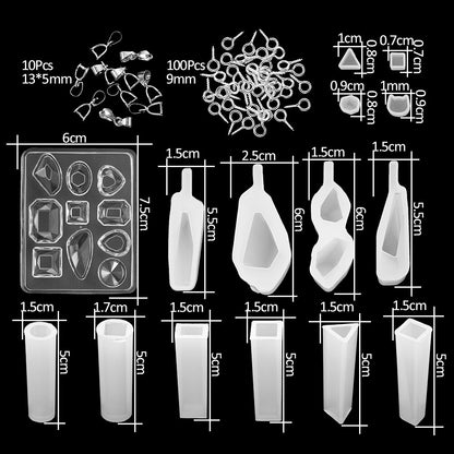 Ensembles de moules de moulage en silicone pour bijoux