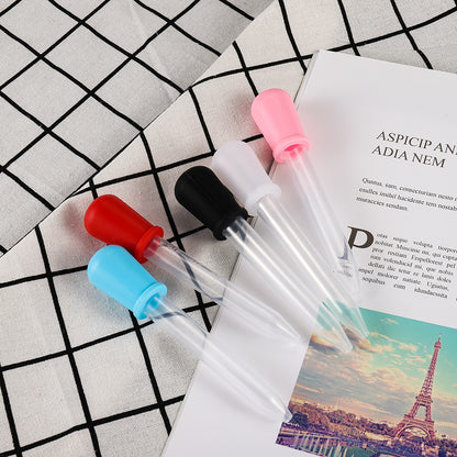 Compte-gouttes gradués en Silicone transparent de 5ml, 2 à 5 pièces, pour l'artisanat et les moules à bonbons