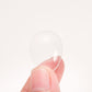 30 Stück transparente Glas-Cabochons in 3 Größen