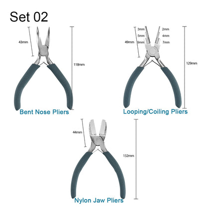 12-Style Stainless Steel Pliers Set