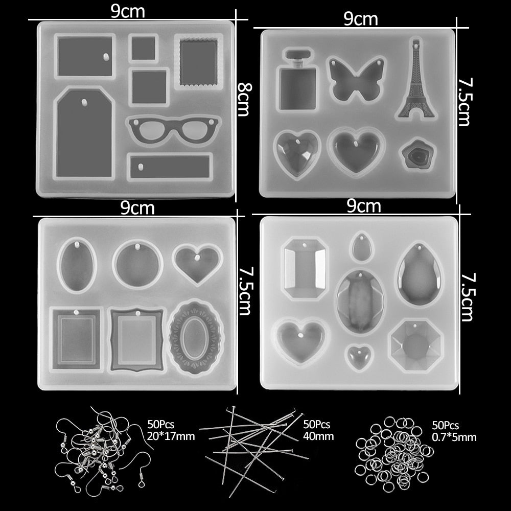 Epoxid-Gussformen-Sets, 15–348 Stück